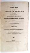 GEOLOGY & MINERALOGY  ROBINSON, SAMUEL. A Catalogue of American Minerals. 1825